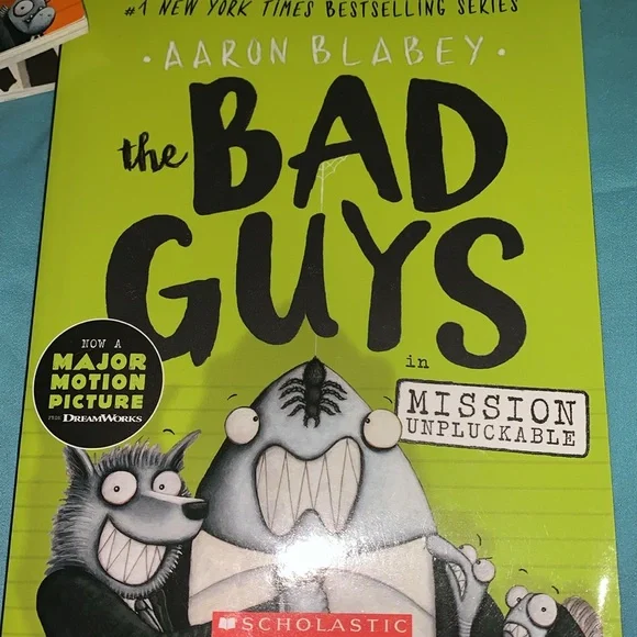 3 scholastic the BAD GUYS kids books ages 7-10 - Picture 4 of 7